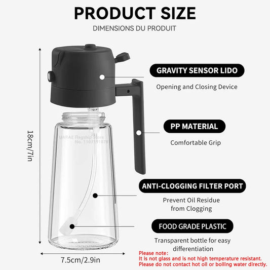 2-in-1 Oil Dispenser – Clean, Simple, Smart.