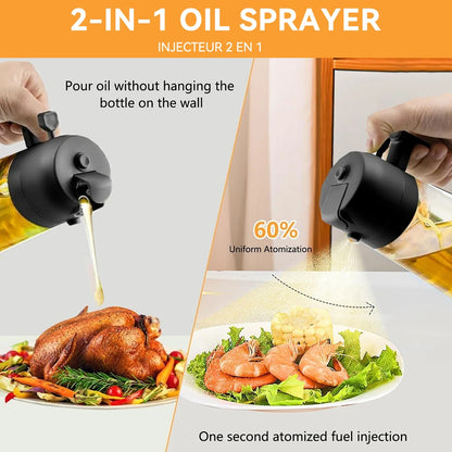 2-in-1 Oil Dispenser – Clean, Simple, Smart.
