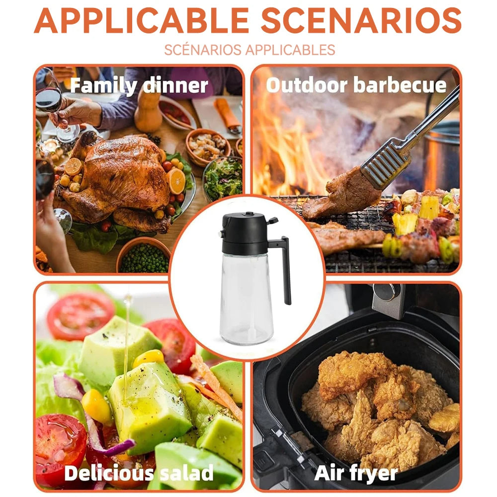 2-in-1 Oil Dispenser – Clean, Simple, Smart.