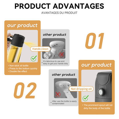 2-in-1 Oil Dispenser – Clean, Simple, Smart.
